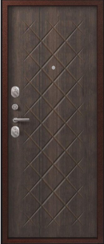 Товар Дверь V-02 медь антик - венге DIS007340