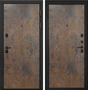 Товар Дверь Интекрон Профит Black (фурнитура черная)Гранж DIS007182