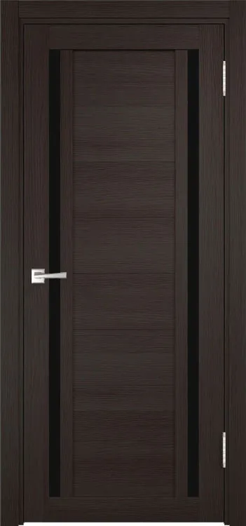 Межкомнатная дверь Легенда Z-3 тон Грей Остекление Лакобель черное