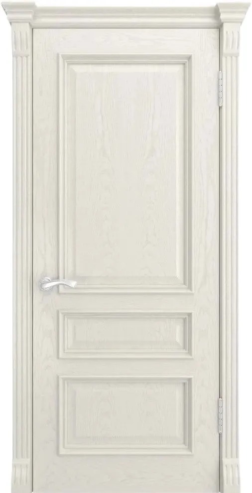 Фото Межкомнатная дверь ГЕРА-2 (Дуб RAL 9010, дг)