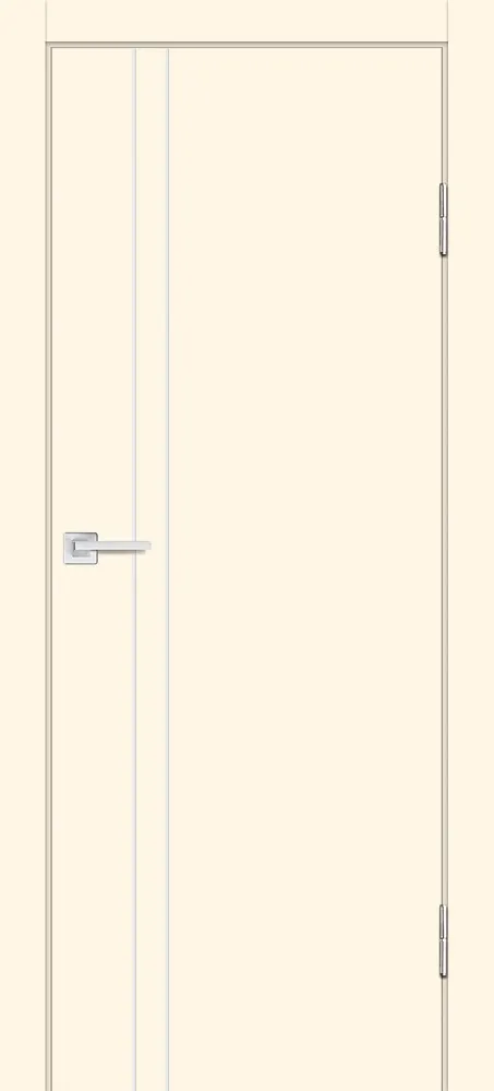 Межкомнатная дверь P-20 AL  молдинг магнолия