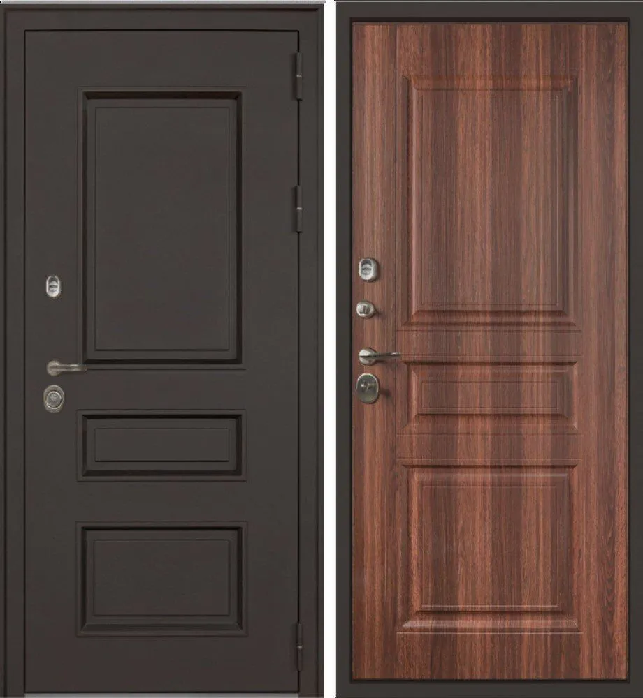 Дверь Аляска Терморазрыв 3К Статус Коньяк DIS007253